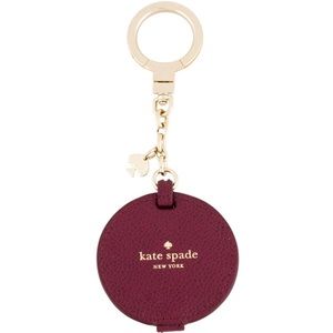 Kate Spade Circle Mirror Leather Key Chain